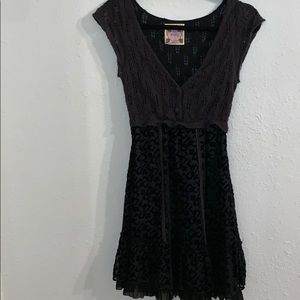 Free People - Black Mini Dress - Size 4